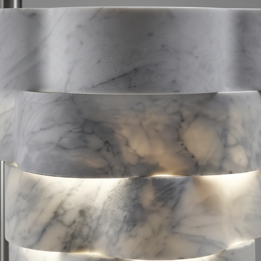 Satvario Marble Pedestal Stone Basin