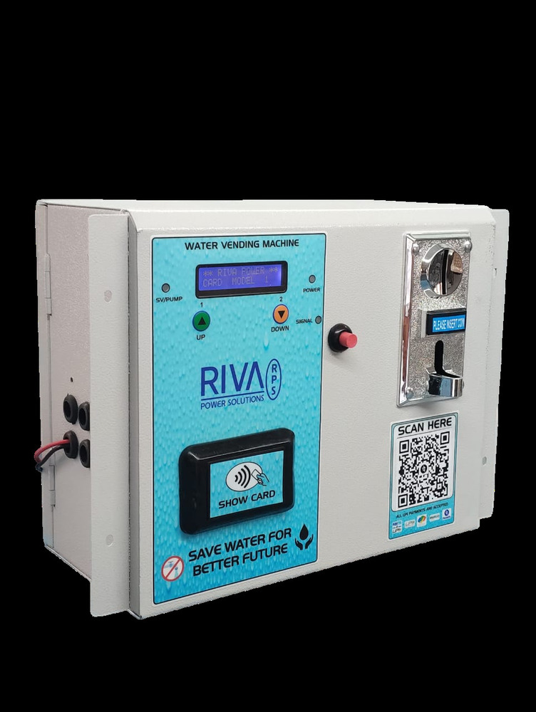 Coin + Card + Upi Qr Water Atm - Capacity: 80 Ltr