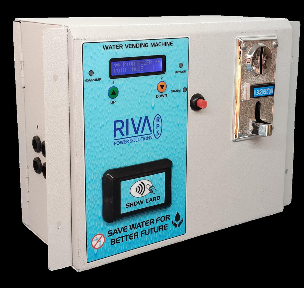 Coin + Card Swipe Water Atm - Capacity: 60 Ltr