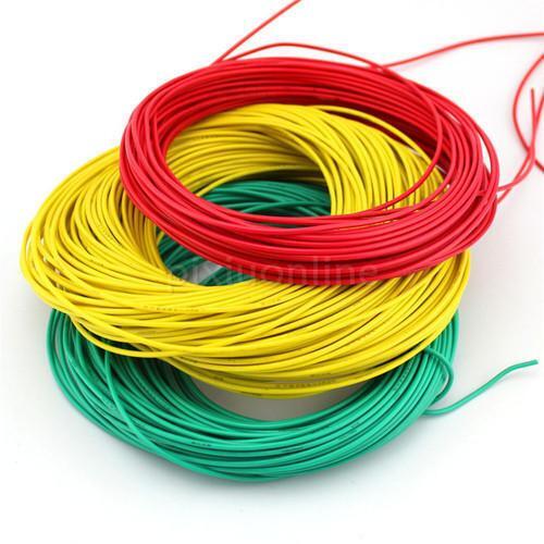 Electrical Wire - Pvc Material, 1.5 Sq. Mm Size, Vibrant Red Color | Multi-purpose For Homes And Buildings, Durable Aluminum Conductor, 50-60 Hz Frequency