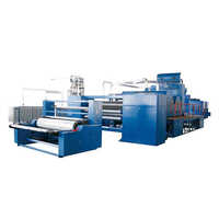 Thermo Bond Nonwoven Interlining Production Line - Color: Blue