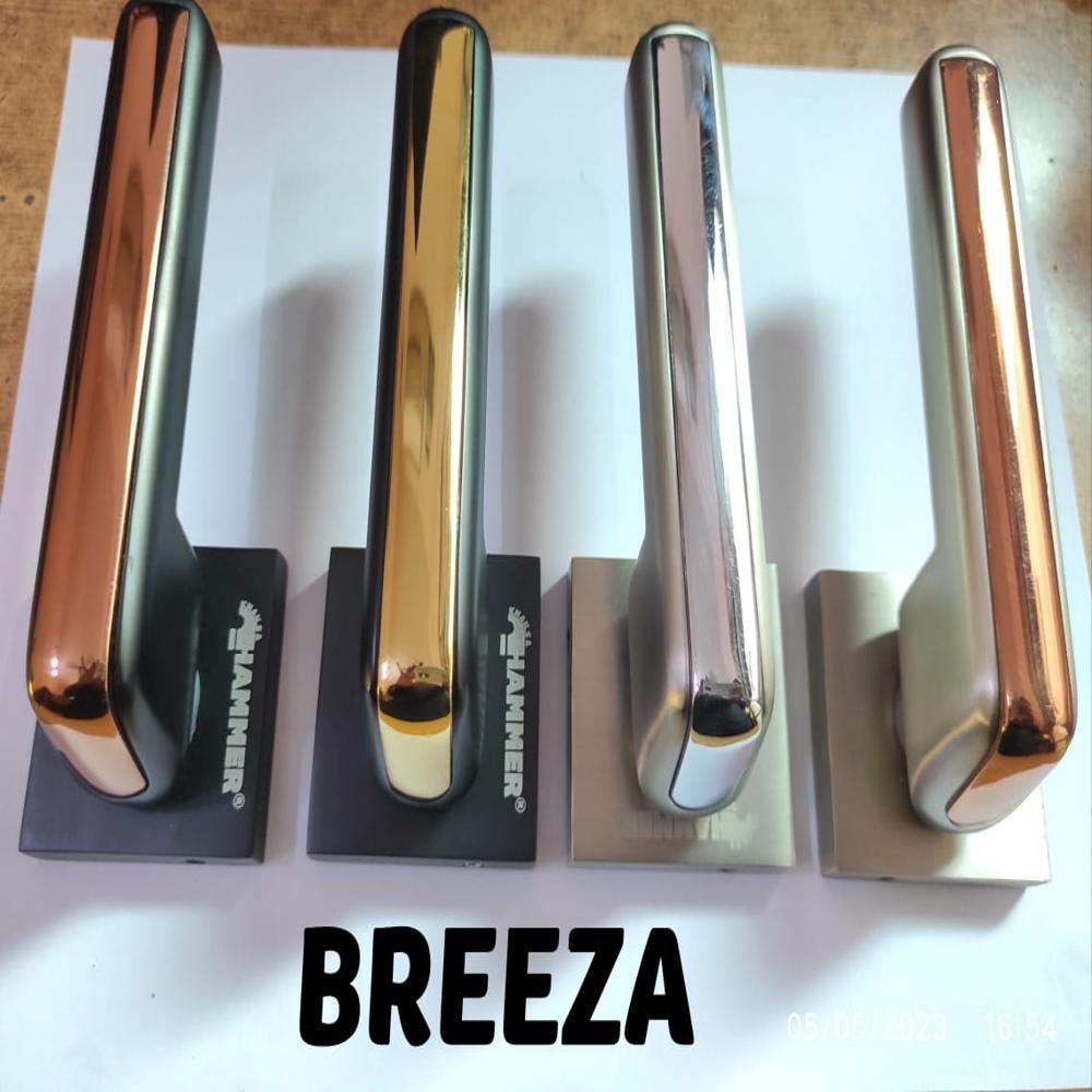 Aluminium Mortise Handle on Rose