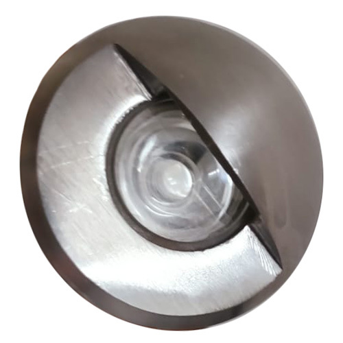 Half Way Inground Led Light - Color: Silver