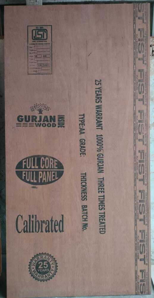 Fist BWR Grade Gurjan Plywood 