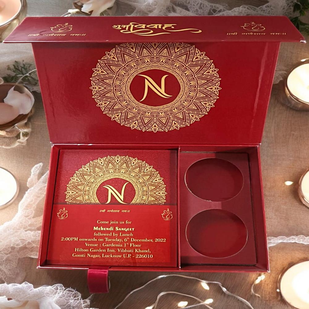 Packaging Box Wedding - Coating Type: Customized