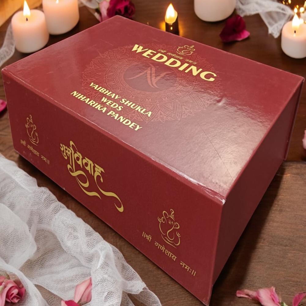 Packaging Box Wedding - Coating Type: Customized