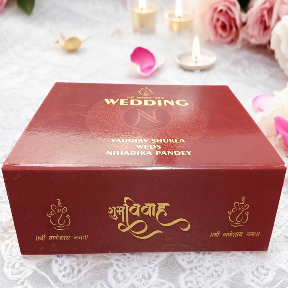 Packaging Box Wedding - Coating Type: Customized