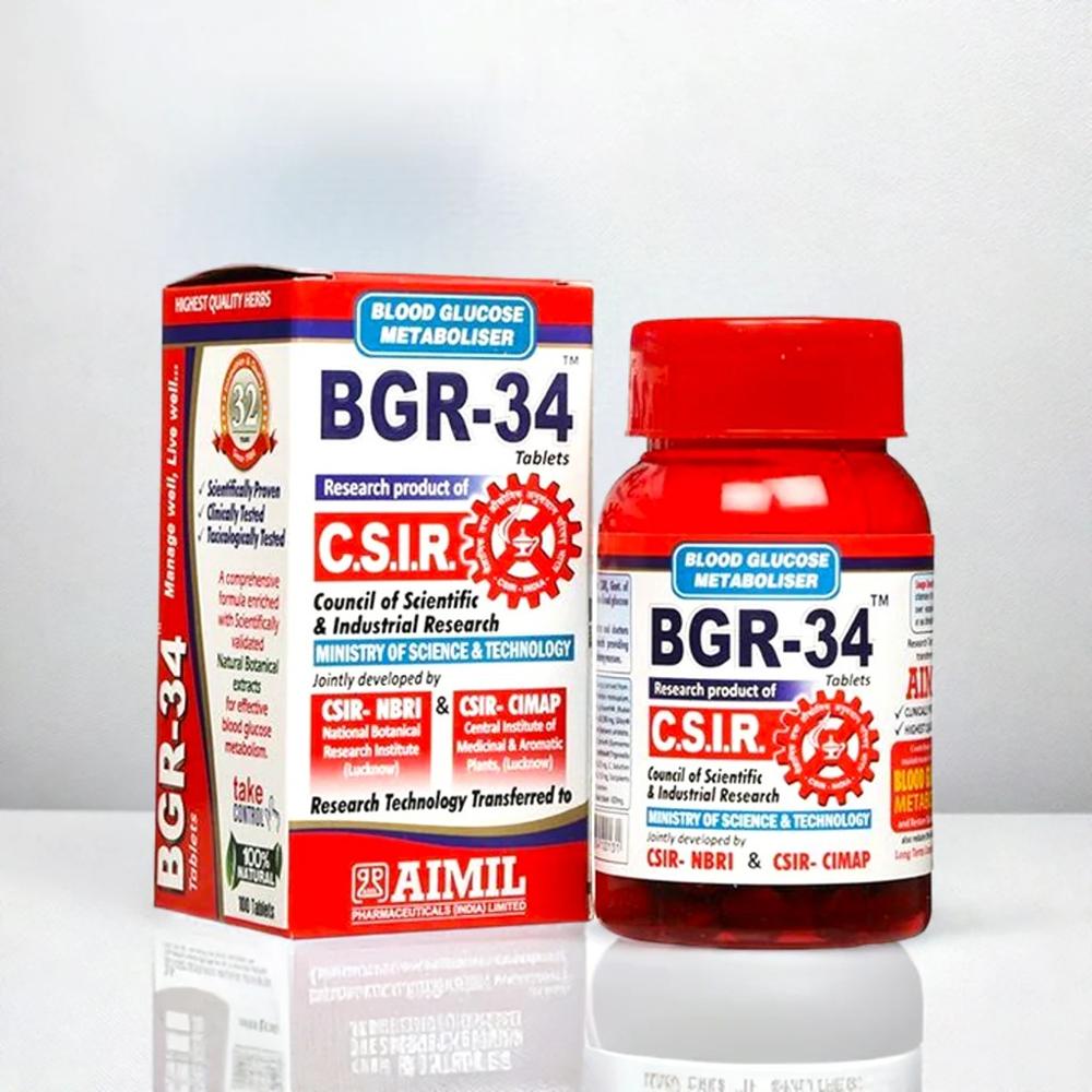 Aimil BGR-34 100 Tablets