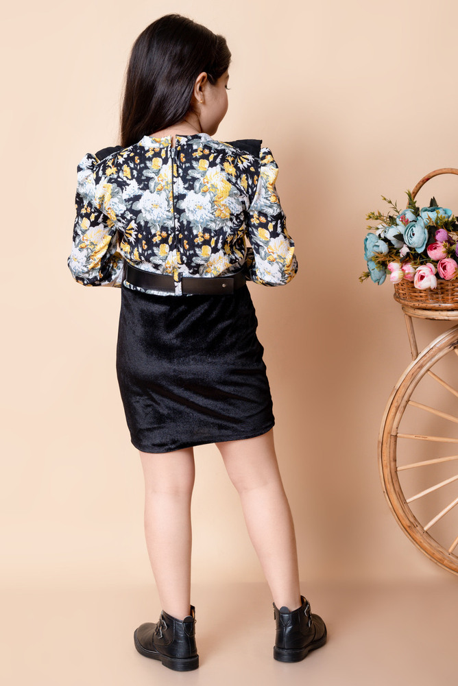 Girl Modern Comfy Girls Frocks And Yellow Dress - Color: Different Available