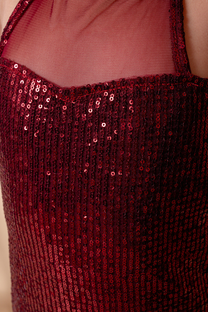 Girls Modern Comfy Tube Maroon Dress - Color: Different Available