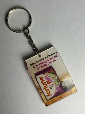 Promotional Acrylic Keychain - Color: Customized