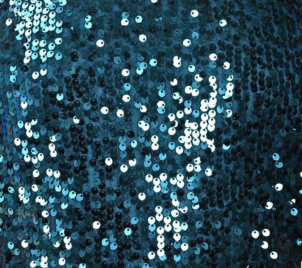 Girls Premium Sequin Long Bodycon Blue Dress