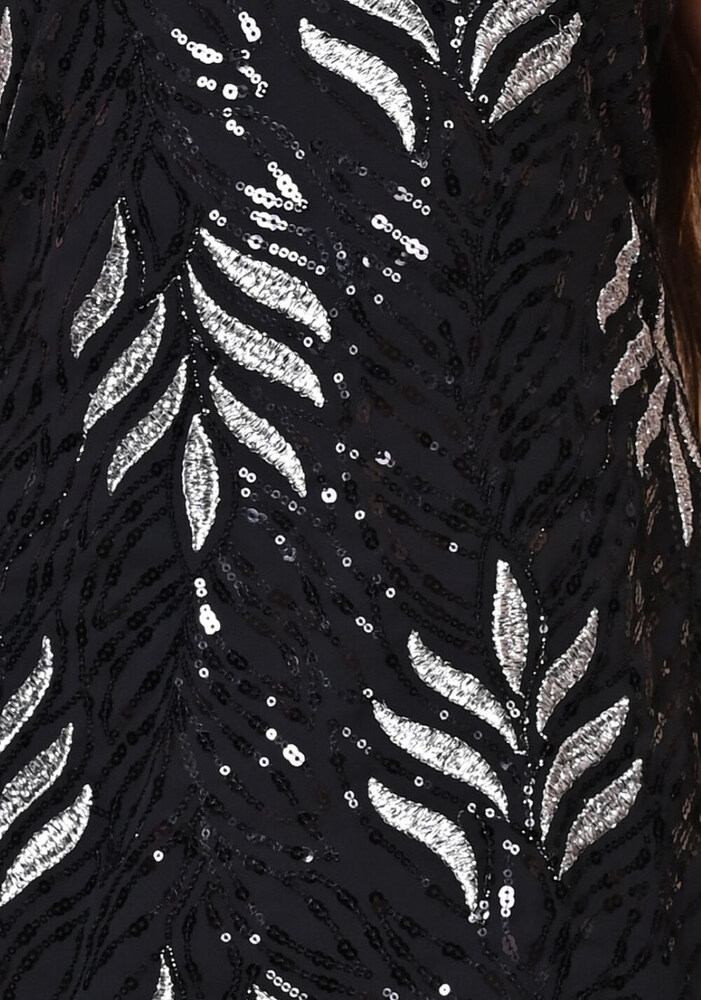 Girls Self Designed Premium Cotton Black Kurta Set