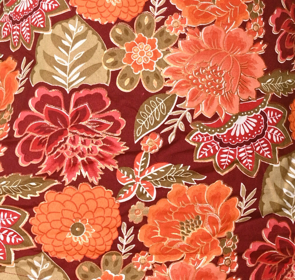 Girls Self Designed Premium Orange Cotton Kurta Set