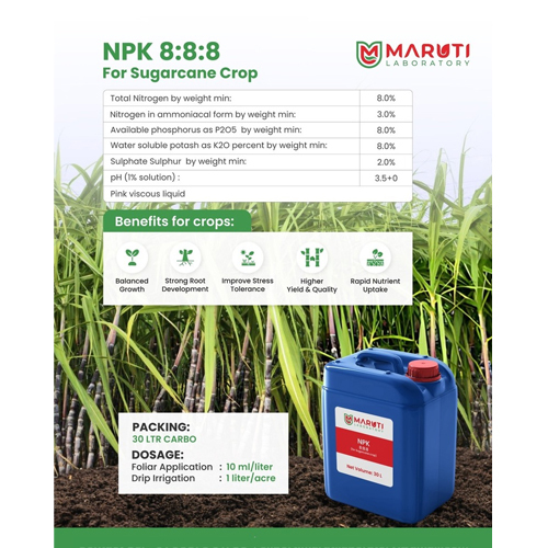 NPK 8:8:8 (for Sugarcane crop)
