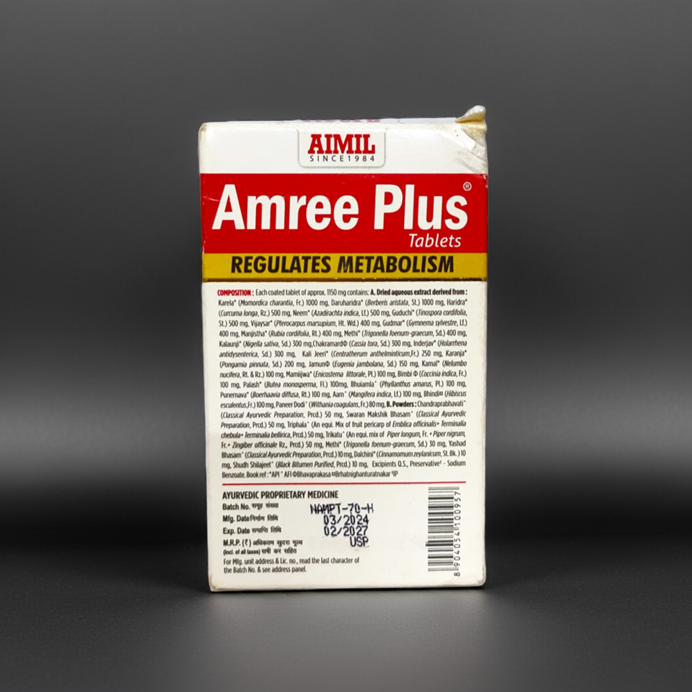 Aimil Amree Plus 60 Tablets - Age Group: For Adults