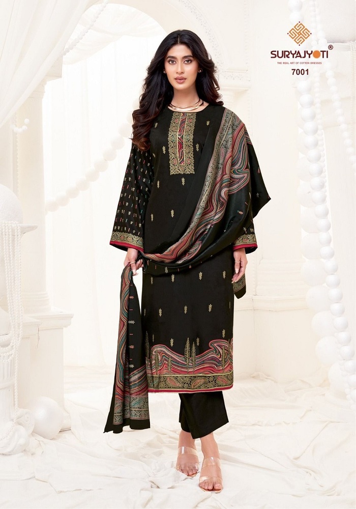 Suryajyoti Pallavi Vol-7  Dress Material