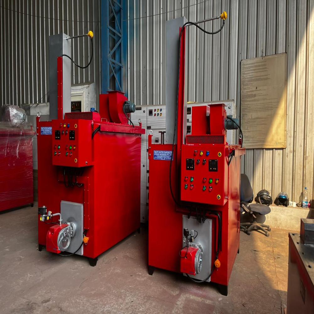 Wastewater Evaporator - Capacity: 20/45/90/170/300/500/750 Ltr/Hr