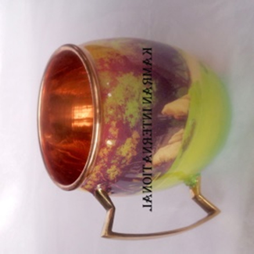 100% Pure Copper Moscow Mule Mugs With Brass Handle