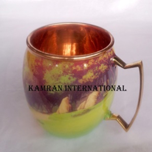 Best Quality Copper Designer Sticker Mug