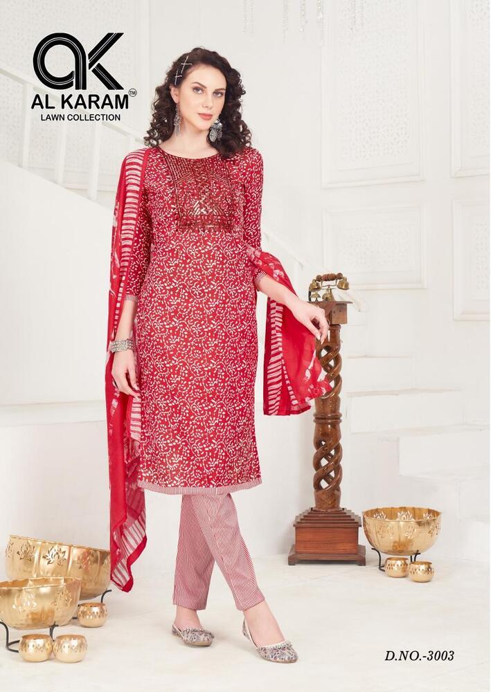 Alkaram Heritage Vol-3  Karachi Dress Material