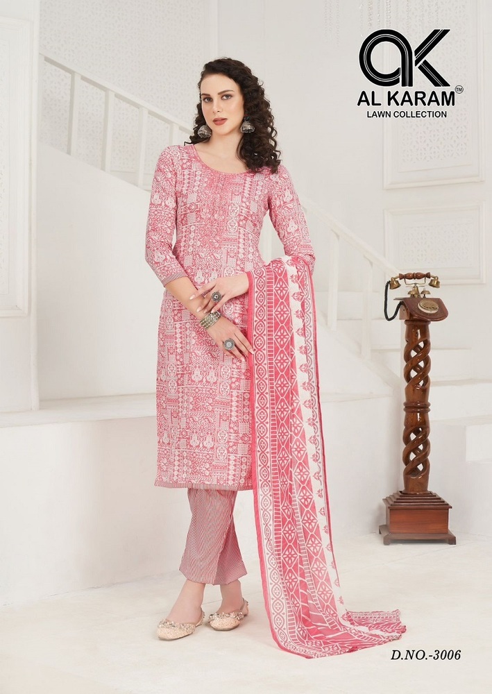 Alkaram Heritage Vol-3  Karachi Dress Material