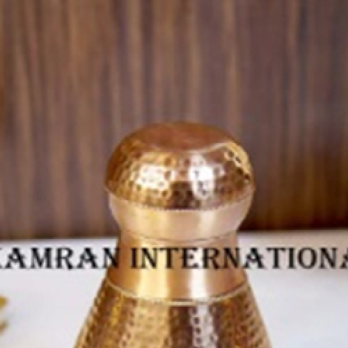 1050 ML Copper Lotus Jar Water Bottle