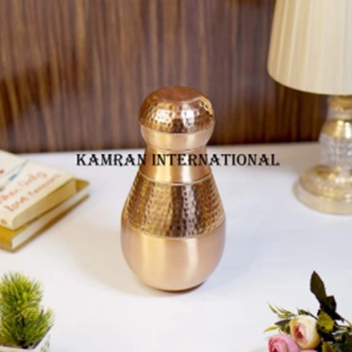 1050 ML Copper Lotus Jar Water Bottle