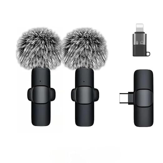 Dual Wireless Mic for Android & iPhone