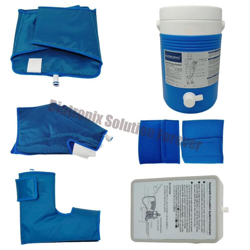 Rehabilitation Cryo Cold Therapy System with Universal Joint Pads