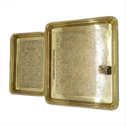 Metal Brass Designer Tray