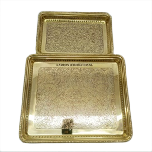 Metal Brass Designer Tray