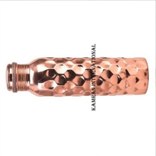 Best Daimond Finish Copper Water Bottle