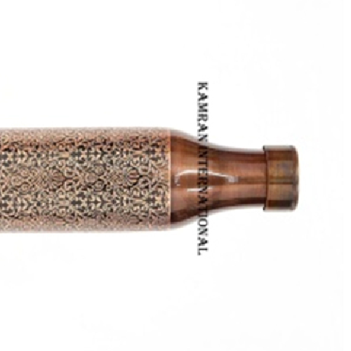 Engraved Design Top Selling Copper Water Bottle