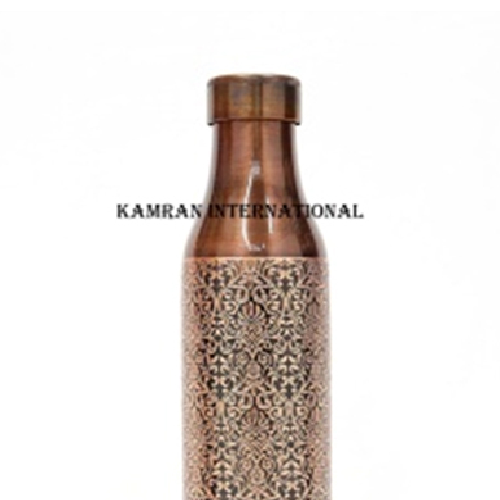 Engraved Design Top Selling Copper Water Bottle
