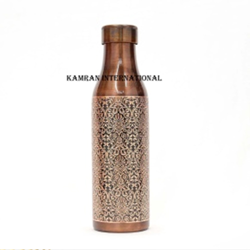 Engraved Design Top Selling Copper Water Bottle