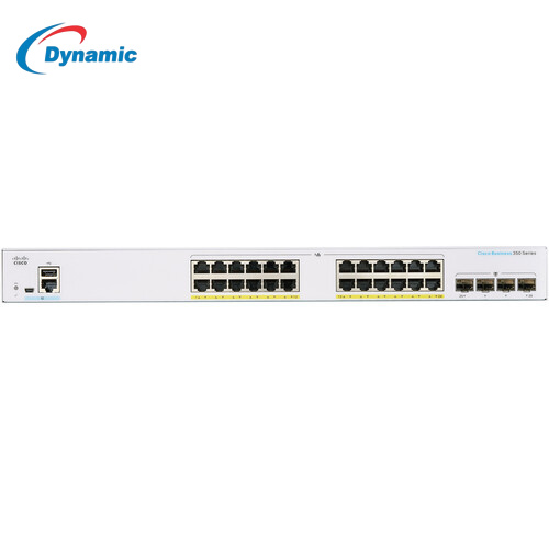Cisco Cbs350-24p-4g - Cable Length: Standard Ethernet Cabling (Up To 100 M Per Port) Meter (M)