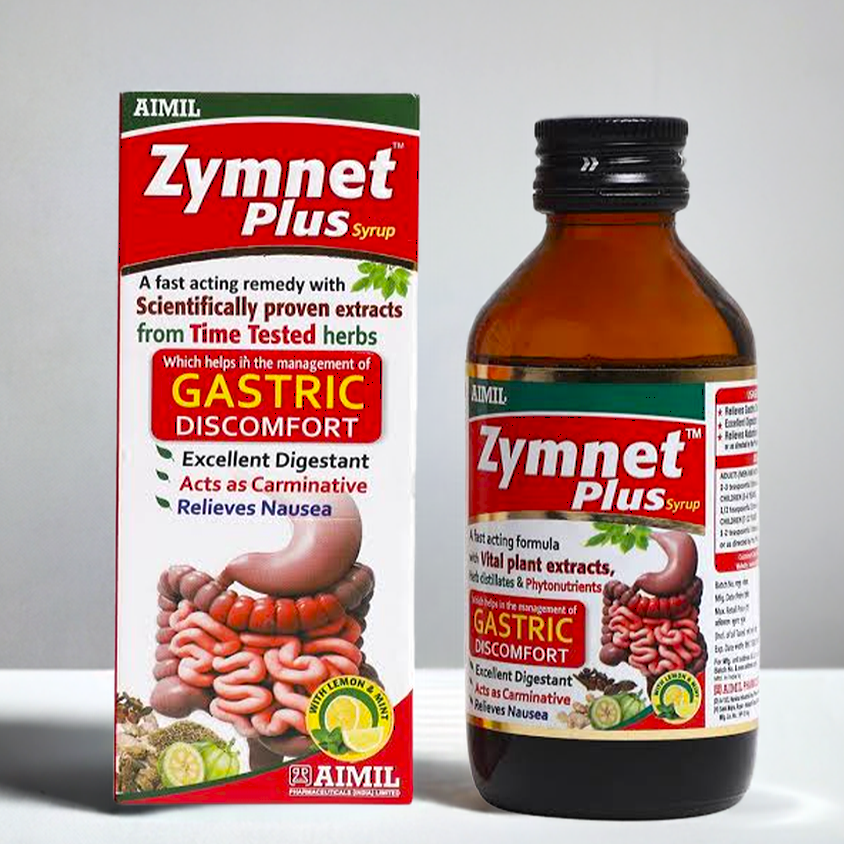 Aimil Zymnet Plus Syrup 200ml - Age Group: For Adults