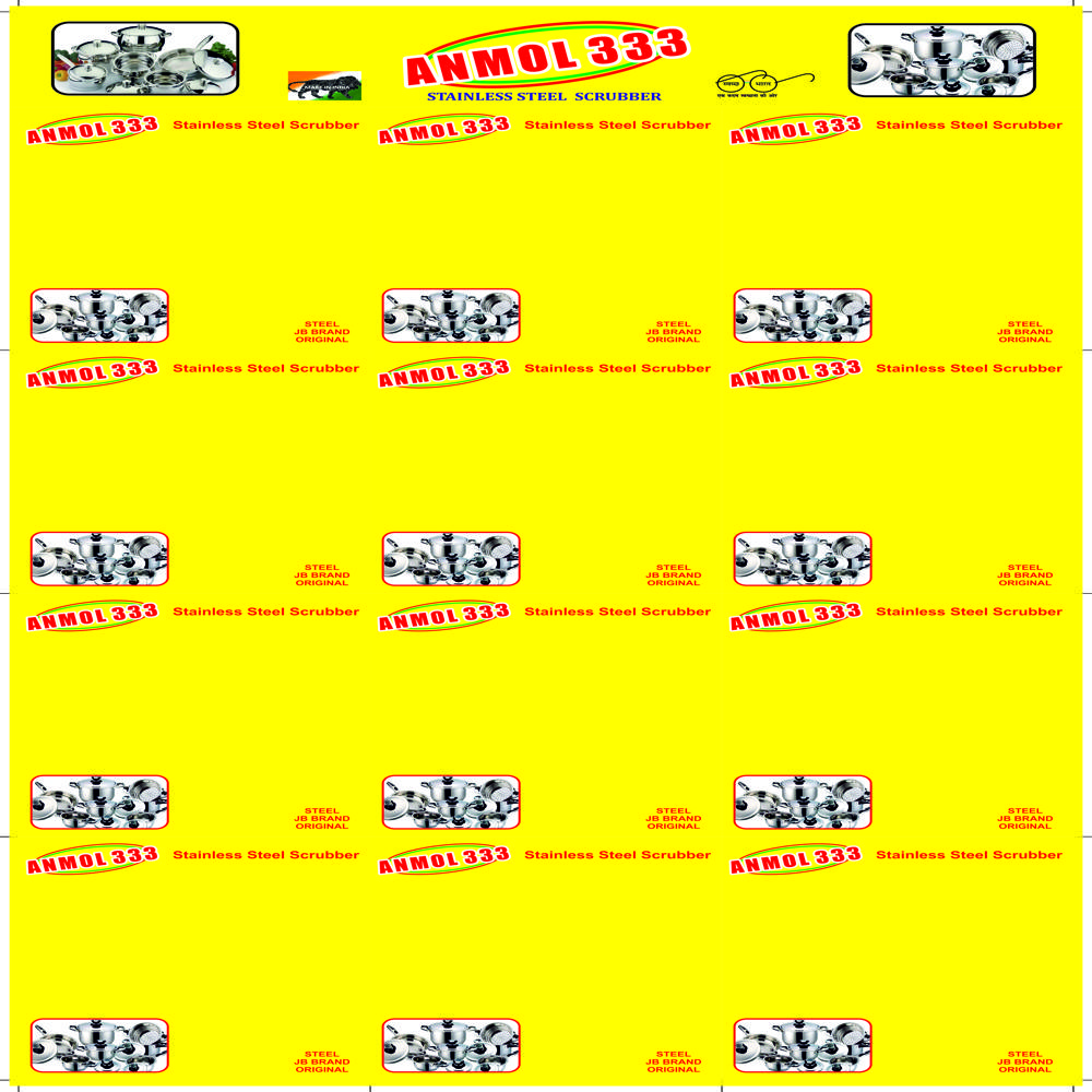 Stainless Steel Scrubber Blister Card