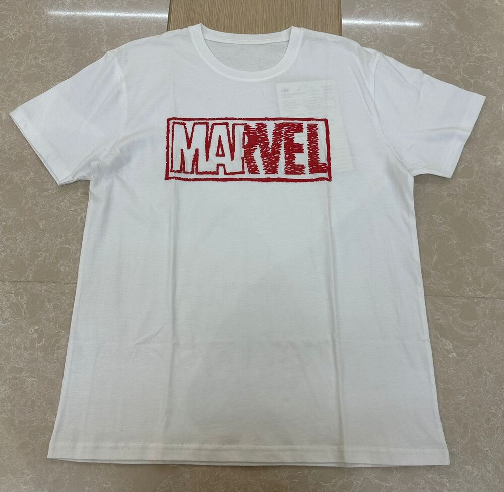 10017 Cotton Printed Round Neck T Shirt - Color: White