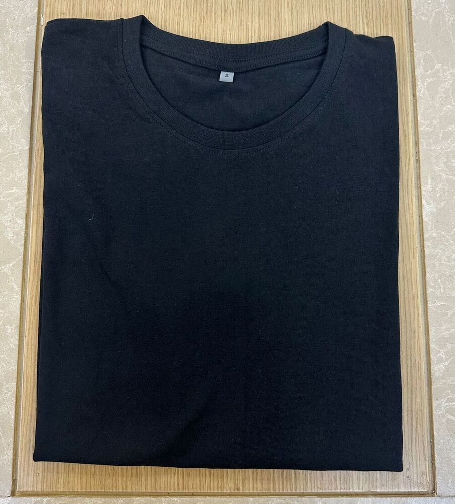 Black Plain T-shirt