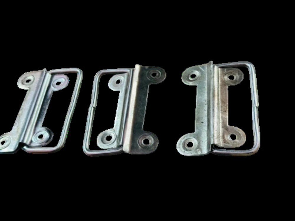 Industrial Steel Pull Handle - Color: Silver