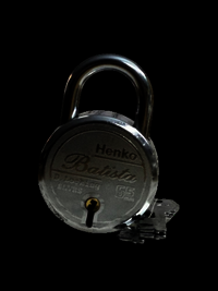 Heavy Round Padlock - Color: Silver