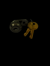 Locker Locks Camlock - Color: Silver And Golden