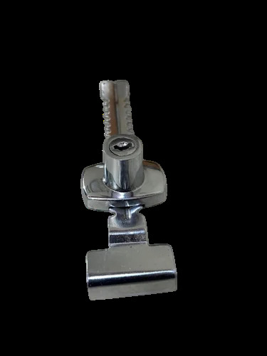 Glass Door Lock - Color: Silver