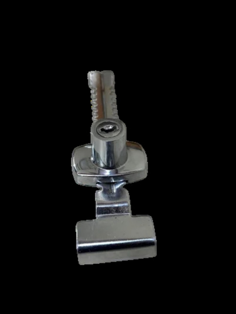 Glass Door Lock - Color: Silver