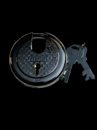 Shutter Round Lock - Color: Silver