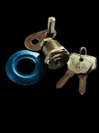 Steel Almirah Lock - Color: Golden