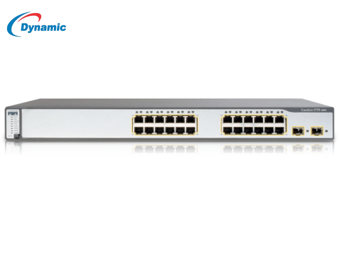 Cisco Ws-c3750v2-24ps-e Switch - Cable Length: Supports Cat5e/6 Ethernet Cables Meter (M)