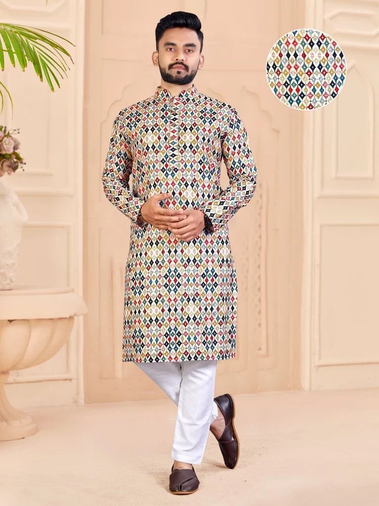 Mens Designer Patiala Kurta